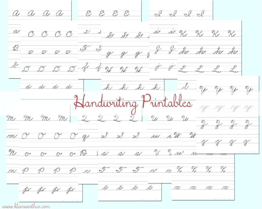 Free Printable Cursive Writing Practice Free Practice Cursive - Free Printable Cursive Practice