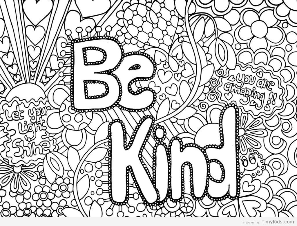 Free Printable Cute Coloring Pages For Girls - Quotes That Connect - Free Printable Coloring Sheets