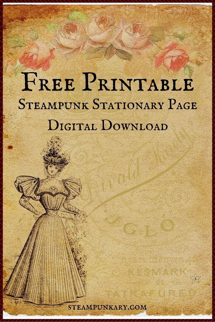 Free Printable Digital Download Stationary Page - Free Printable Stationary