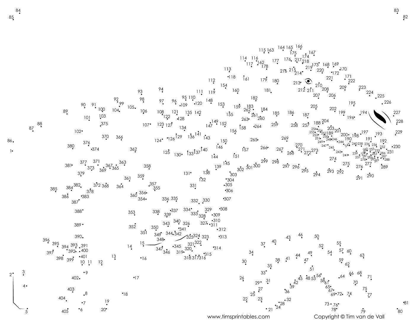 Free Printable Dinosaur Dot-To-Dots Pdf - Tim&amp;#039;s Printables - Free Printable Dot To Dot