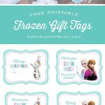 Free Printable Disney Frozen Gift Tags | Simple As That Printables   Free Printable Gift Bag Tags