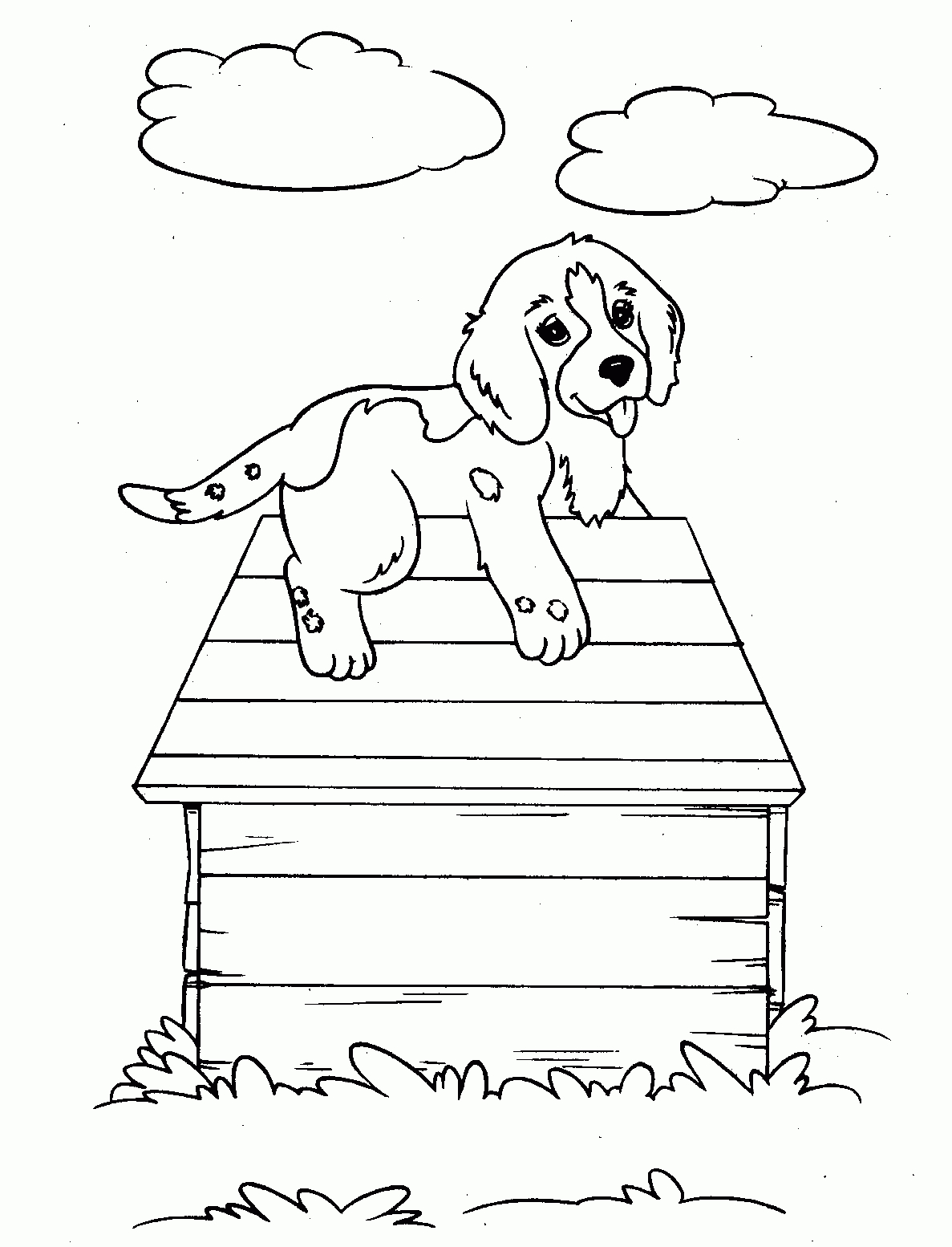 Free Printable Dog Coloring Pages For Kids - Free Printable Dog Coloring Pages