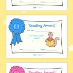 Free Printable Editable Reading Award Certificates … | First Grade   Best Costume Certificate Printable Free