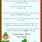 Free Printable Elf On The Shelf Goodbye Letter {Jesus Focused} | The   Elf On The Shelf Goodbye Letter Free Printable