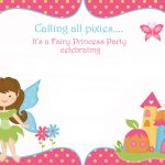 Free Printable Fairy Birthday Invitation | Free Printable   Free Printable Event Invitations