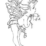 Free Printable Fairy Coloring Pages For Kids | Design | Fairy   Free Printable Fairy Coloring Pictures