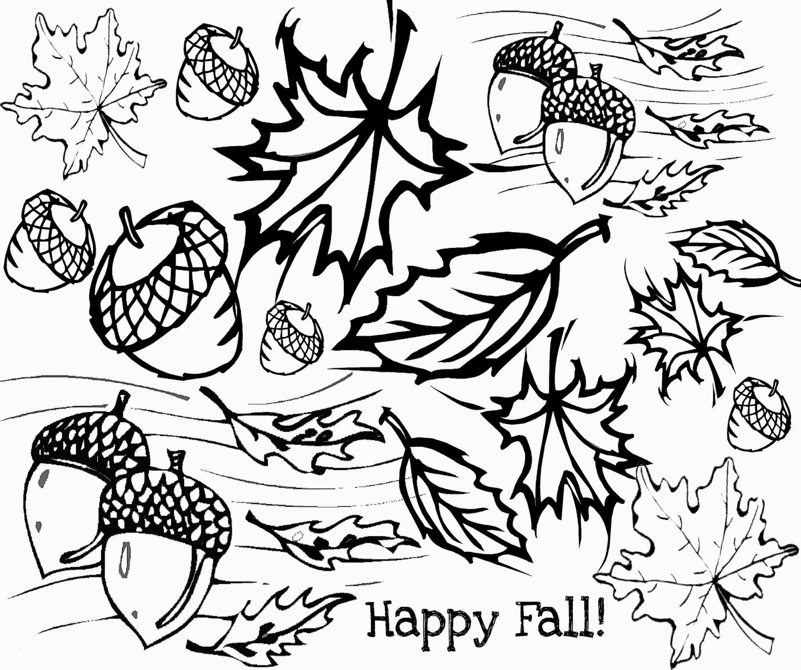 Free Printable Fall Coloring Pages For Kids - Best Coloring Pages - Free Fall Printable Coloring Sheets