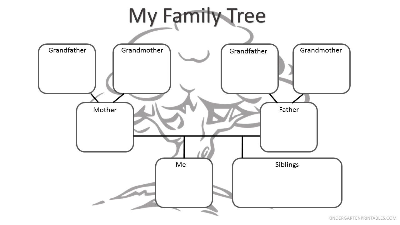 Free Printable Family Tree Worksheet Free Family Tree Worksheet - My Family Tree Free Printable Worksheets