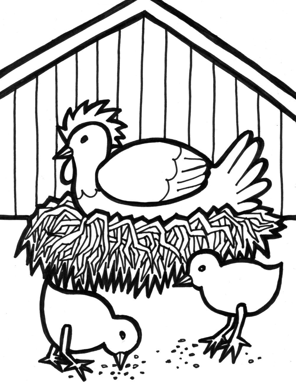 Free Printable Farm Animal Coloring Pages For Kids - Free Printable Animal Coloring Pages