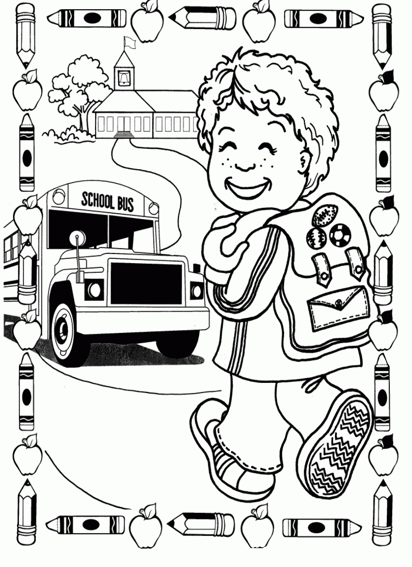 Free Printable First Day Of School Coloring Page Beautiful - Free Printable First Day Of School Coloring Pages