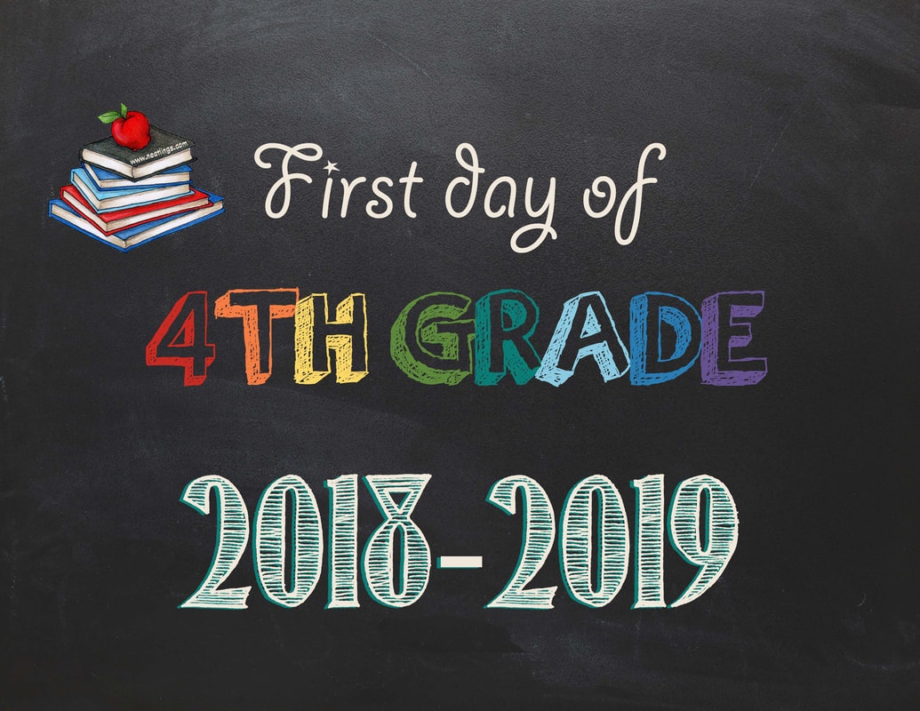 Free Printable First &amp;amp; Last Day Of School Signs 2018-2019 - Neatlings - First Day Of Fourth Grade Free Printable
