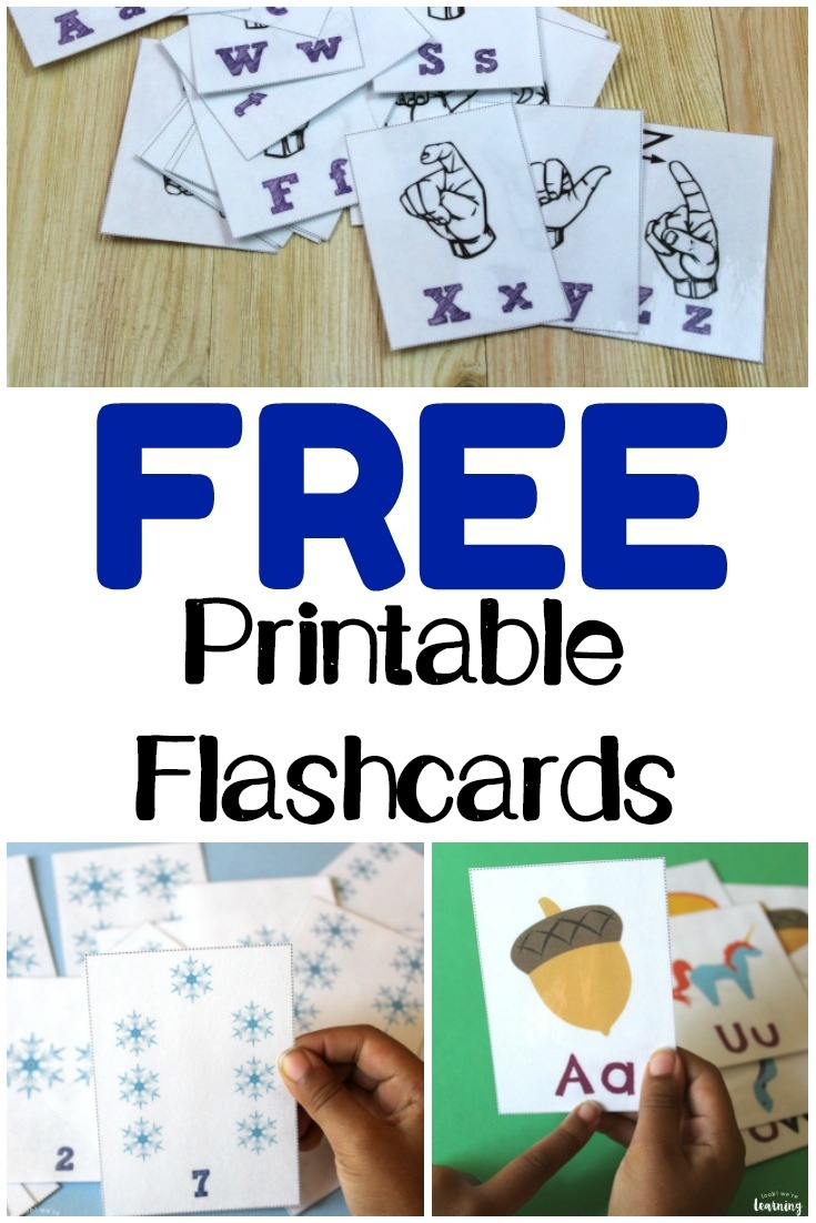 Free Printable Flashcards - Look! We&amp;#039;re Learning! - Free Printable Flash Cards