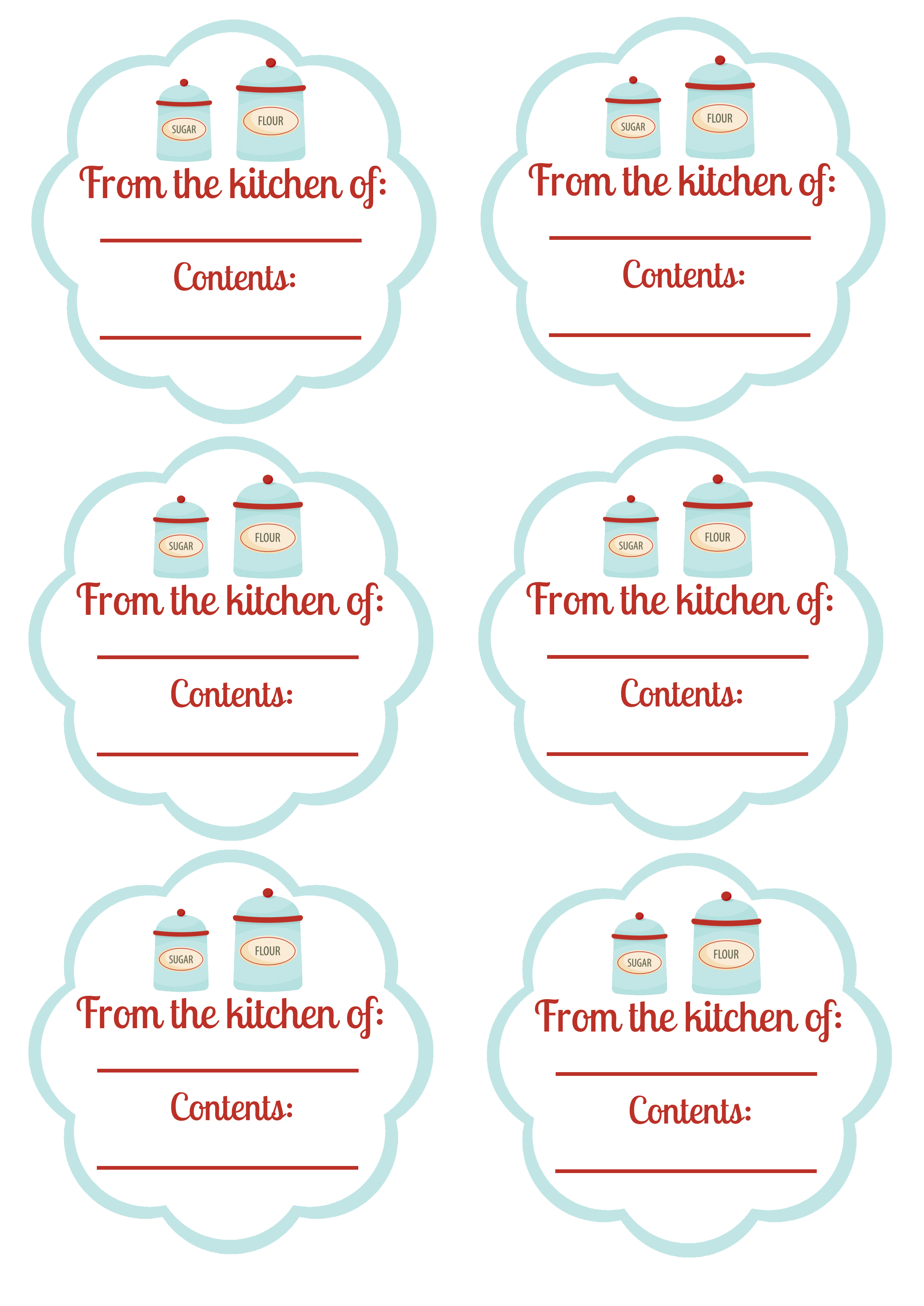 Free Printable - Food Labels And Canning Labels - Blissfully - Free ...