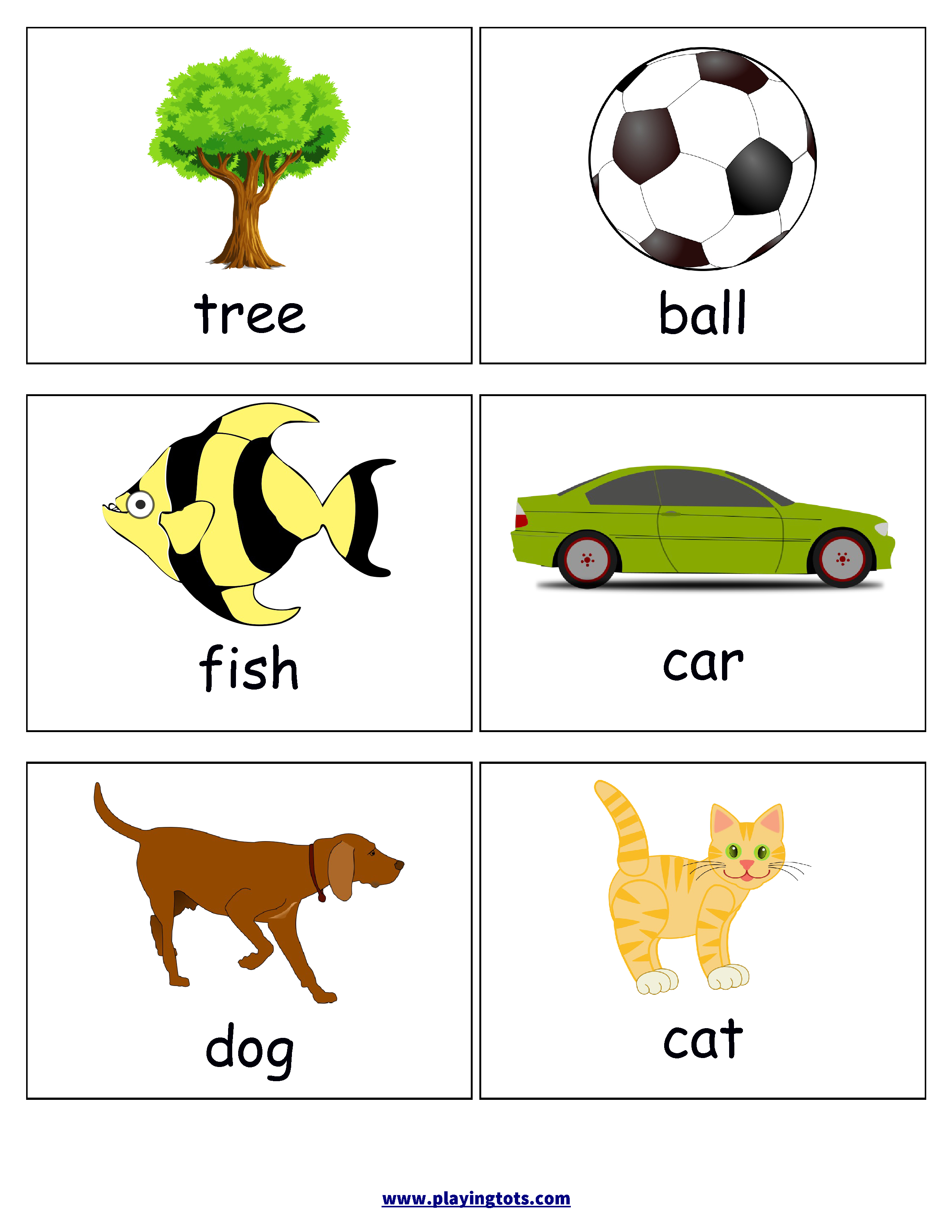 Free Printable Flashcards For Preschoolers