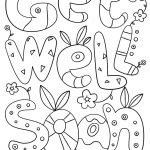 Free Printable Get Well Cards To Color 10 X Soon Coloring Pages 3   Free Printable Get Well Soon Cards