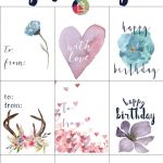 Free Printable Gift Tags For Birthdays | Designertrapped   Free Printable Birthday Tags