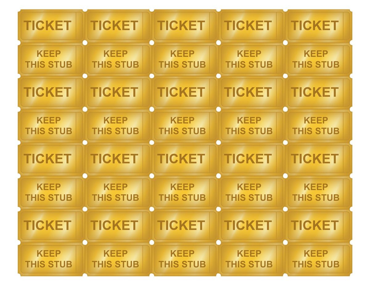Free Printable Golden Ticket Templates | Blank Golden Tickets | Cool - Free Printable Tickets