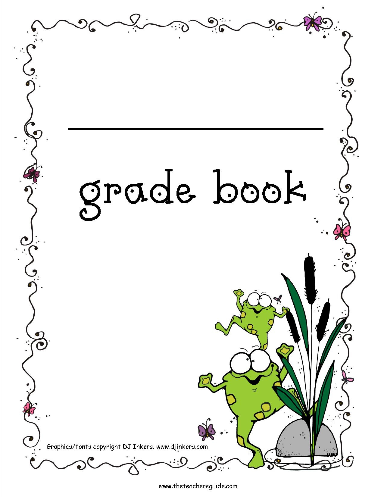 Free Printable Grade Books - Free Printable Gradebook Sheets For Teachers