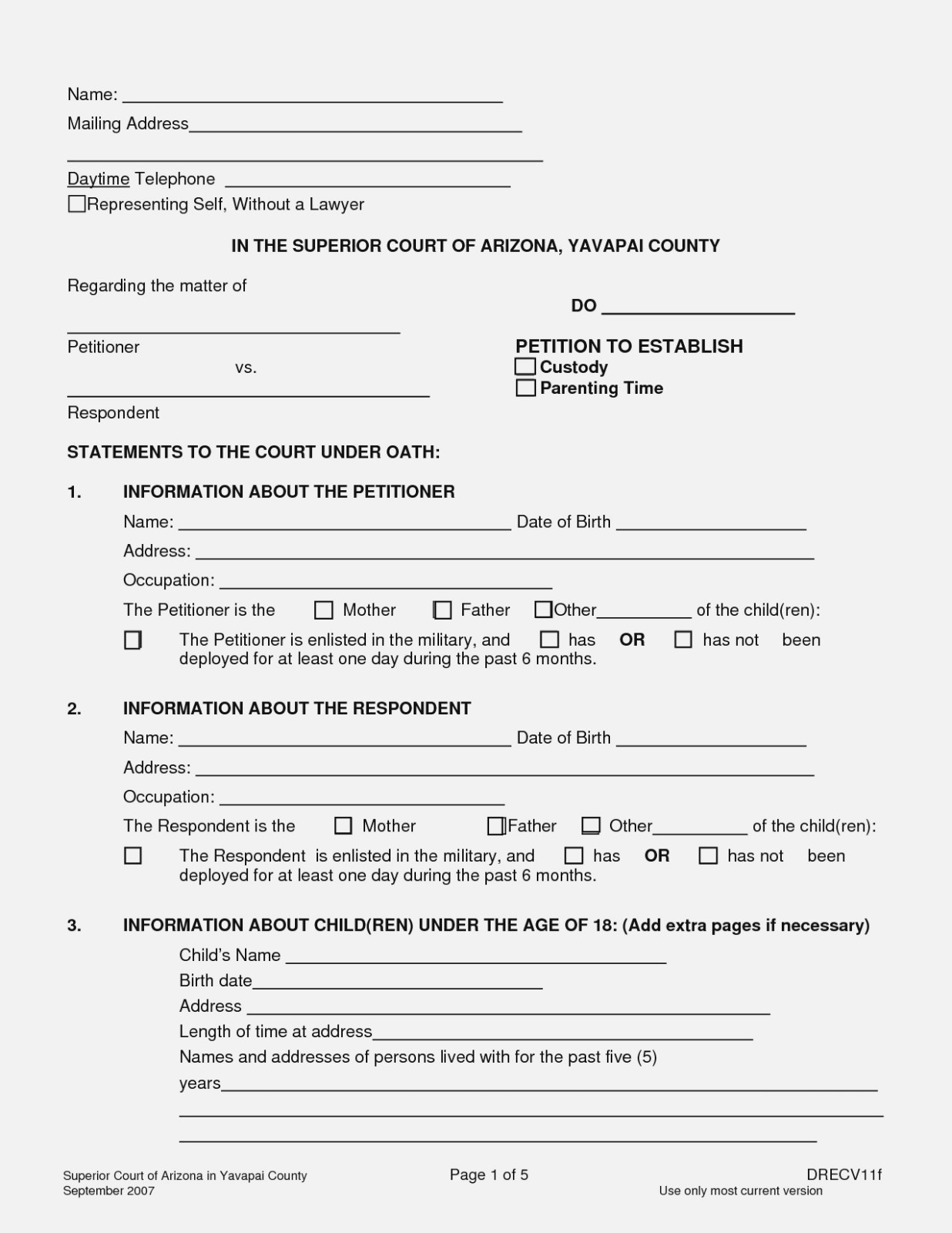 Free Printable Guardianship Forms Texas Elegant Temporary Custody - Free Printable Guardianship Forms