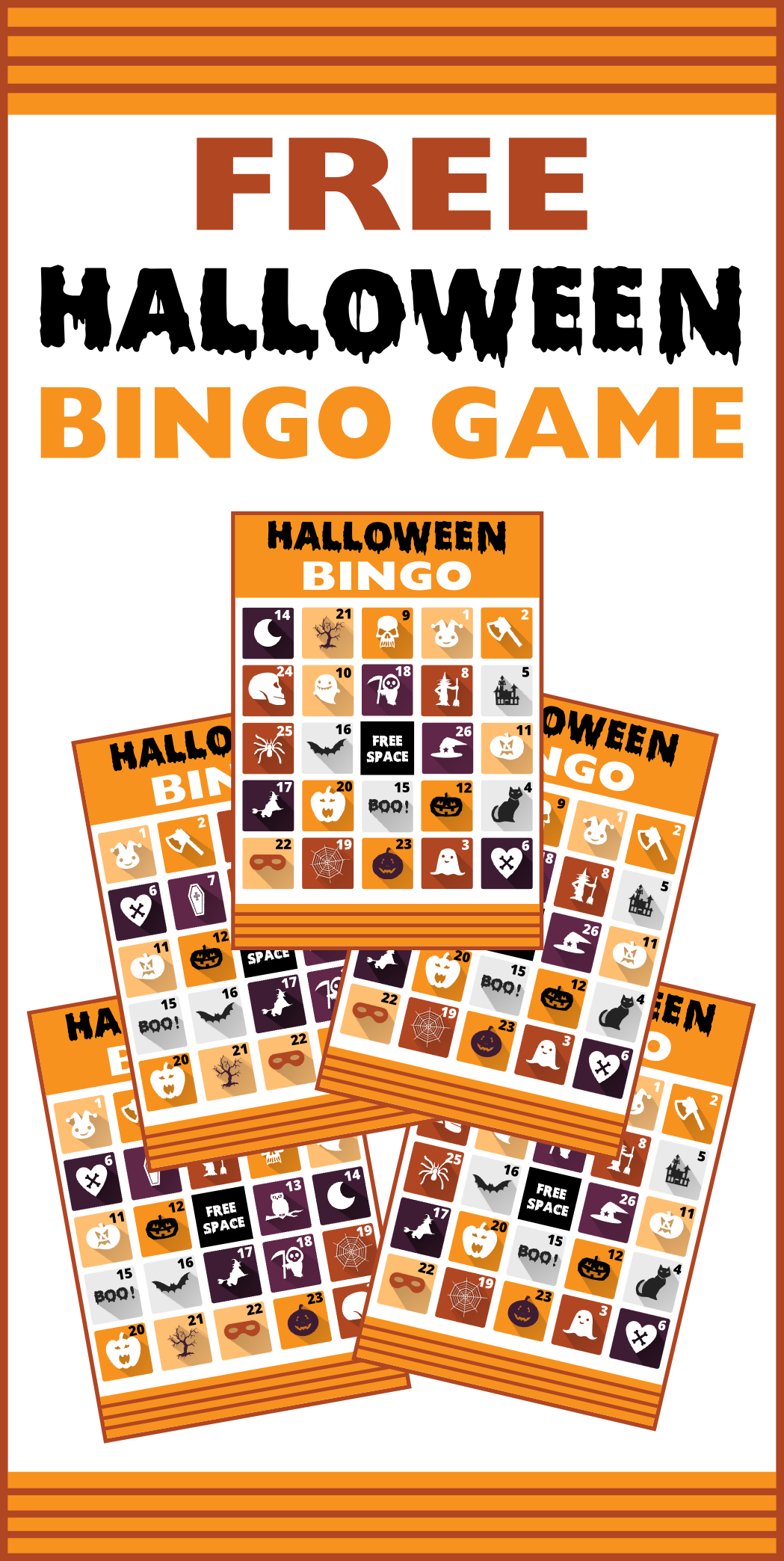 Free Printable Halloween Bingo Cards | Catch My Party - Free Printable Halloween Bingo