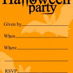 Free Printable Halloween Birthday Invitations Templates | Halloween   Halloween Party Invitation Templates Free Printable