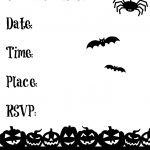 Free Printable Halloween Garland | Making Life Blissful   Halloween Invitations Free Printable Black And White