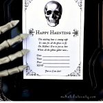 Free Printable Halloween Invitations For Your Spooky Soiree   Halloween Invitations Free Printable Black And White