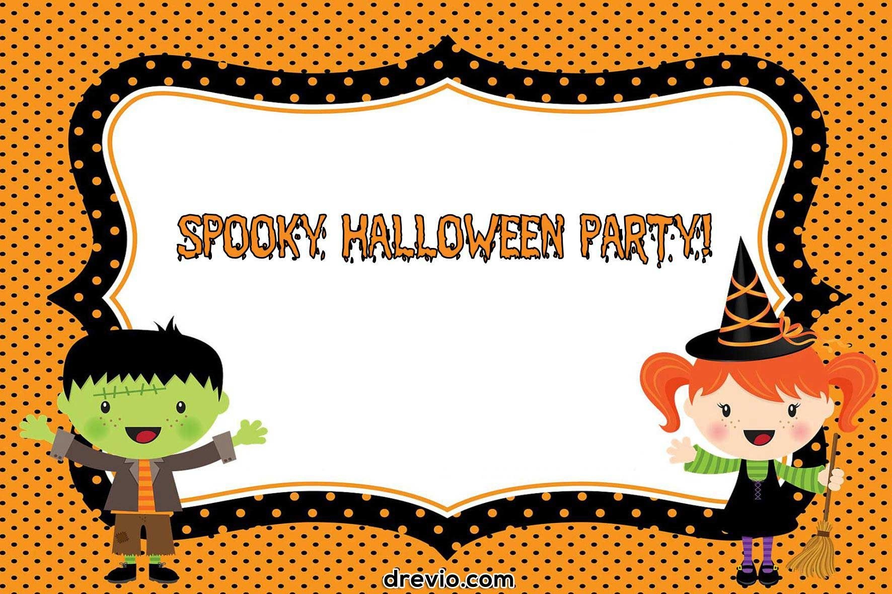 Free Printable Halloween Invitations | Free Printable Birthday - Free Printable Halloween Birthday Party Invitations