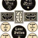Free Printable Halloween Labels   Potions   The Graphics Fairy   Free Printable Potion Labels