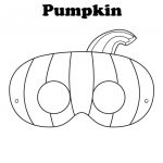 Free Printable Halloween Pumpkin Mask   Ready To Be Colored! | Mops   Free Printable Halloween Face Masks