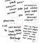 Free Printable Hand Lettered Pantry Labels. In 2019 | Pantry Storage   Free Printable Pantry Labels