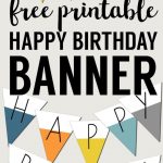 Free Printable Happy Birthday Banner | Preschool | Happy Birthday   Free Printable Happy Birthday Signs