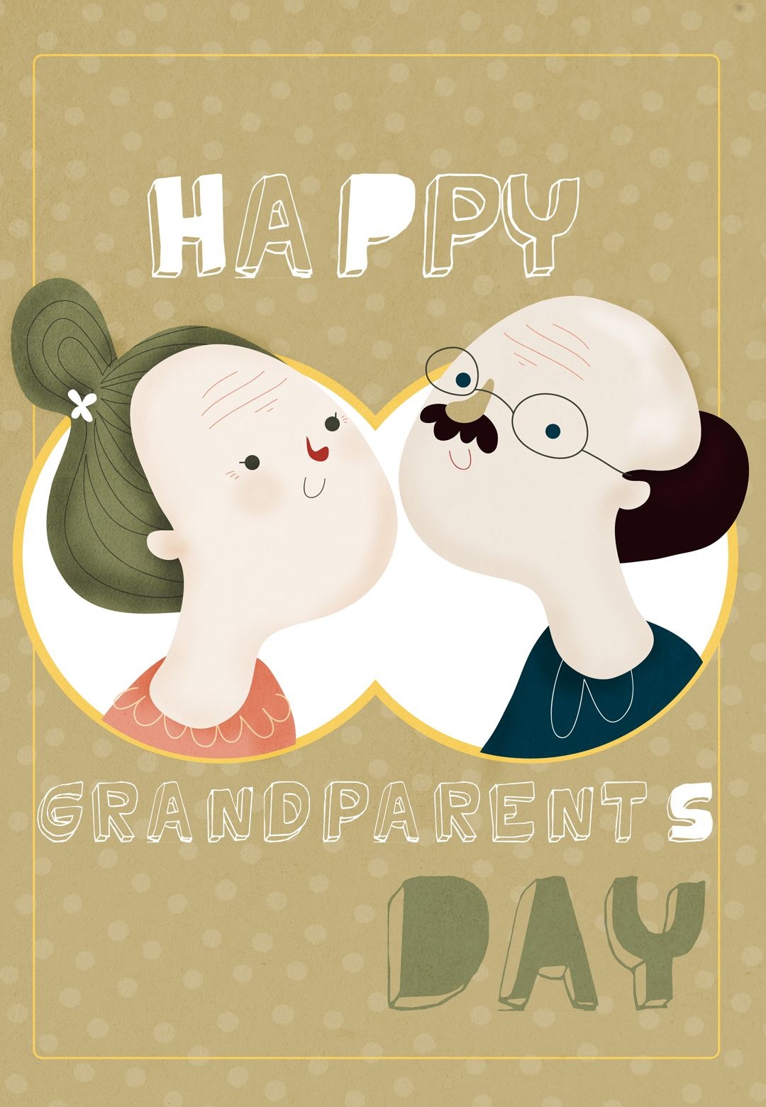 Free Printable Happy Grandparents Day Greeting Card | Grandparents - Free Printable Easter Cards For Grandchildren
