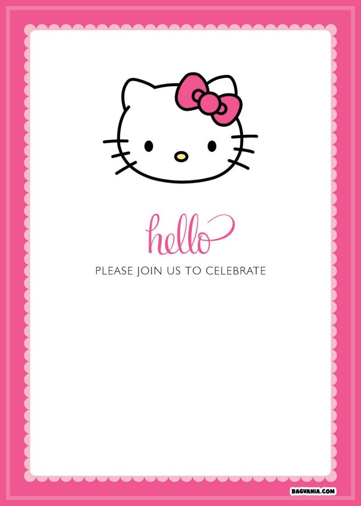 Hello Kitty Free Printable Invitations For Birthday