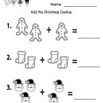 Free Printable Holiday Worksheets | Free Christmas Cookies Worksheet   Free Printable Christmas Books For Kindergarten