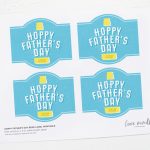 Free Printable! Hoppy Father's Day Beer Label   Free Printable Father's Day Labels