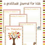 Free Printable "i'm Thankful" Gratitude Journal For Kids   Free Printable Gratitude Worksheets