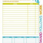 Free Printable Kids Chore & Rewards Chart | For The Home | Chores   Free Printable Reward Charts For Teenagers