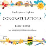 Free Printable Kindergarten Graduation Certificate Template | Umi   Free Printable Children&#039;s Certificates Templates