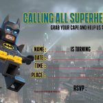 Free Printable Lego Batman The Movie Invitation | Free Printable   Lego Batman Invitations Free Printable