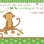 Free Printable Little Monkey Birthday Invitation | Free Printable   Jungle Theme Birthday Invitations Free Printable