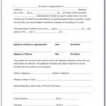 Free Printable Medical Consent Form For Minor Child   Form : Resume   Free Printable Medical Consent Form