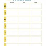 Free Printable Menu Planners  Has One Without Days Of The Week   Free Printable Menu Templates
