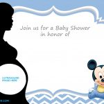 Free Printable Mickey Mouse Baby Shower Invitation Template | Baby   Free Baby Shower Invitation Maker Online Printable