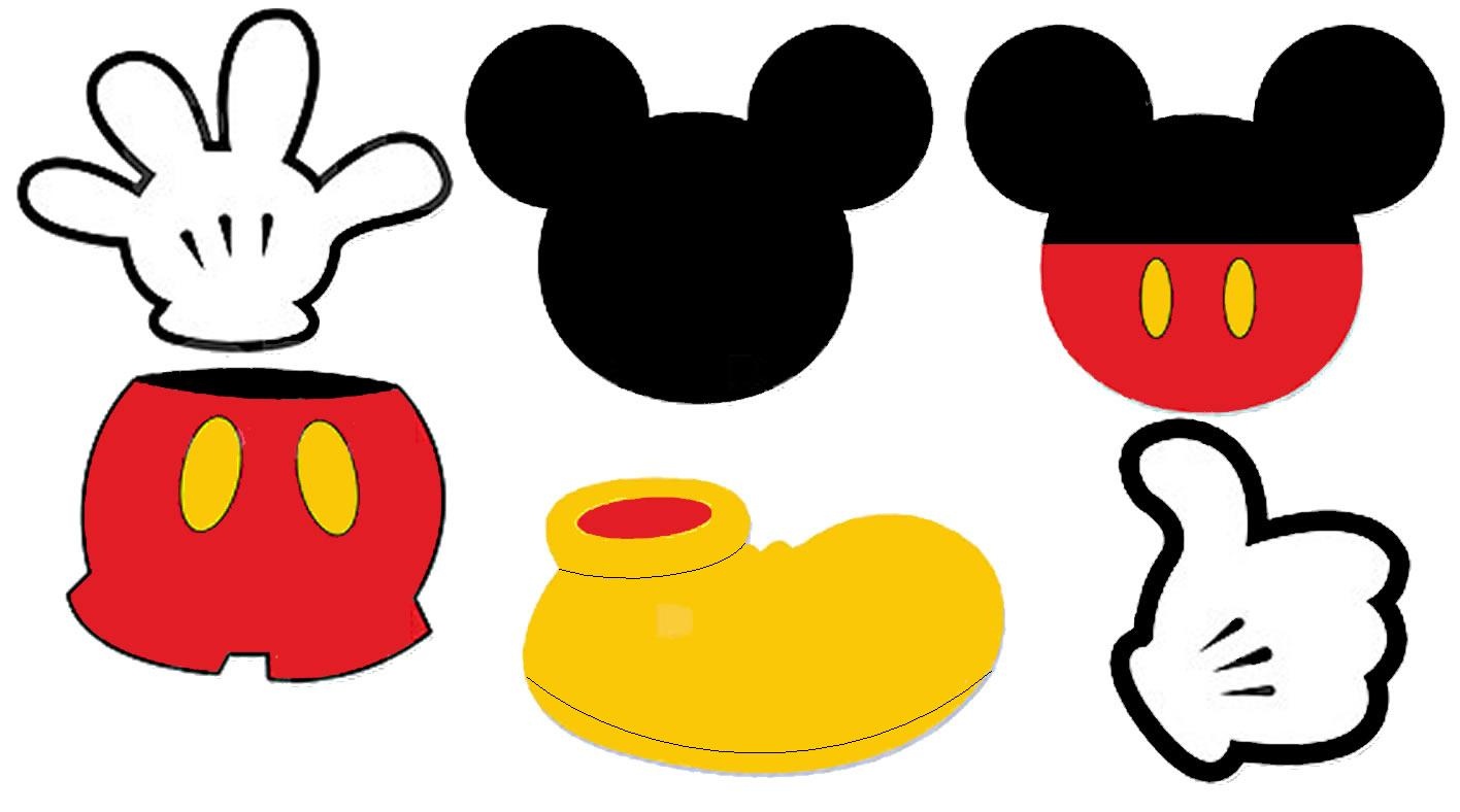 Free Printable Mickey Mouse, Download Free Clip Art, Free Clip Art - Free Printable Mickey Mouse Template