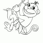 Free Printable Monkey Coloring Pages For Kids   Coloring Home   Free Printable Monkey Coloring Pages