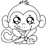 Free Printable Monkey Coloring Pages For Kids | Coloring Pages   Free Printable Monkey Coloring Pages