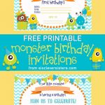 Free Printable Monster Birthday Invitations | Birthday One | Pinterest   Free Printable Birthday Invitations Pinterest