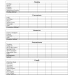 Free Printable Monthly Budget Worksheet |  Detailed Budget   Free Printable Monthly Expenses Worksheet