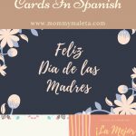 Free Printable Mother's Day Cards In Spanish   Mommymaleta   Free Spanish Mothers Day Cards Printable